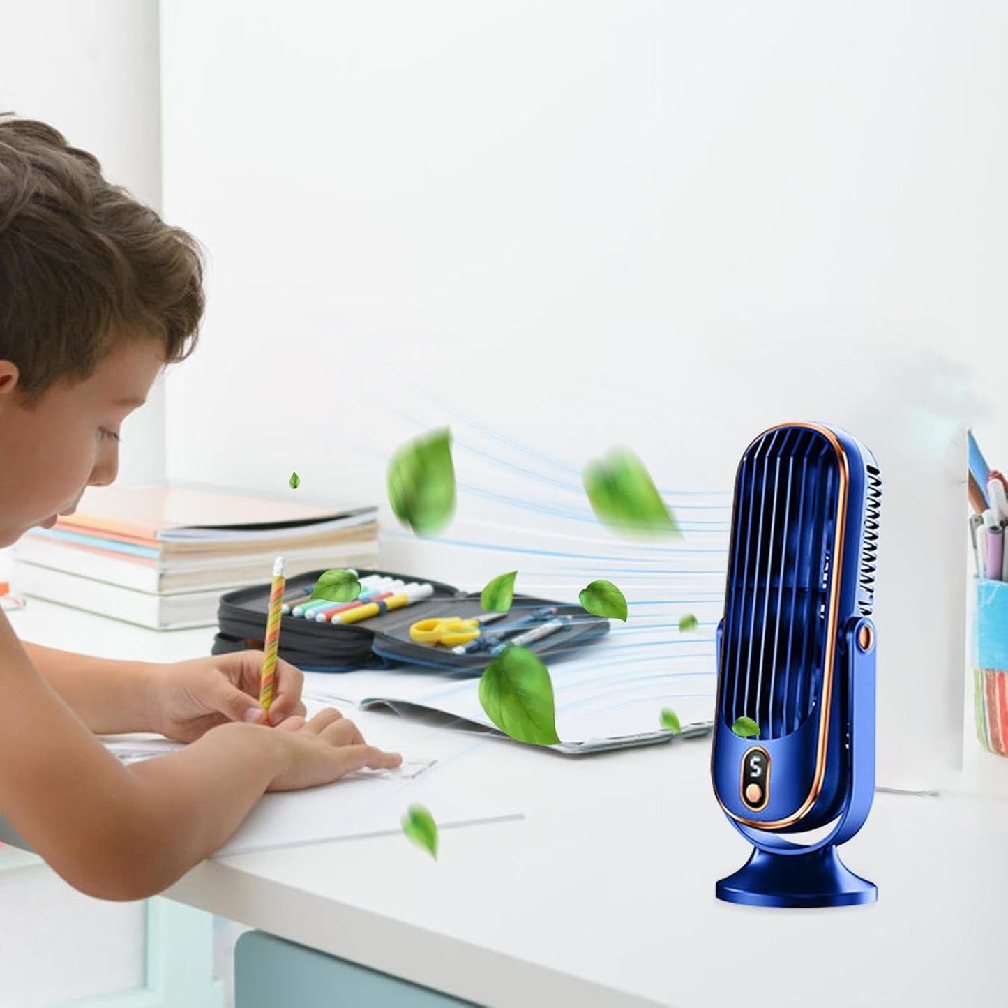 AeroBreeze OneTouch – Portable 5-Speed Tower Fan with Turbo Cooling & Quiet Mode