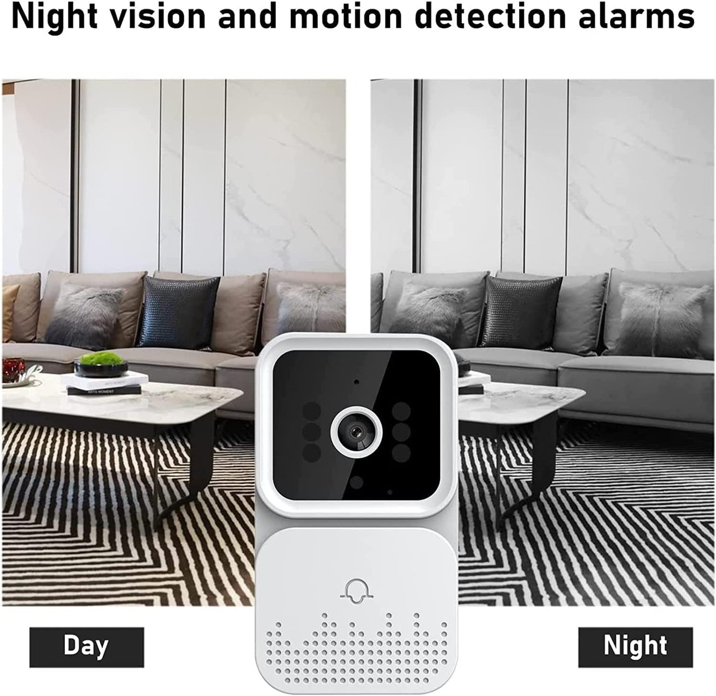 Splenssy GuardCam – Smart HD Video Doorbell with Motion Alerts & Two-Way Audio