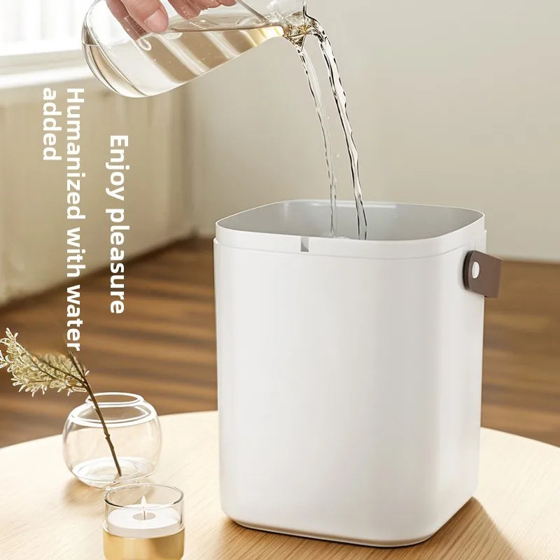 Three-Nozzle Night Light Humidifier 1.8L – USB Silent Aroma Diffuser, Dual Filter, Auto Shut-Off, Timer – for Bedroom, Office, or Car