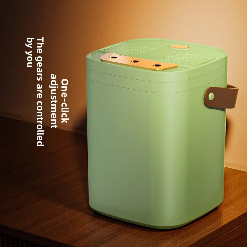 Three-Nozzle Night Light Humidifier 1.8L – USB Silent Aroma Diffuser, Dual Filter, Auto Shut-Off, Timer – for Bedroom, Office, or Car