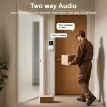 Splenssy GuardCam – Smart HD Video Doorbell with Motion Alerts & Two-Way Audio