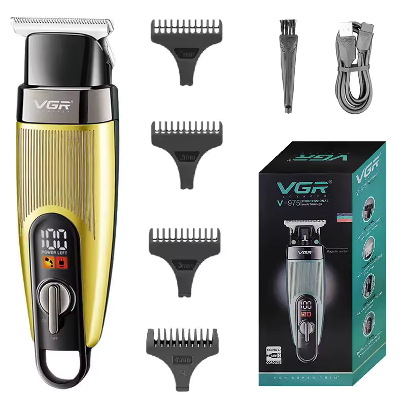 Cordless Hair Clipper & Beard Trimmer for Men VGR V-975