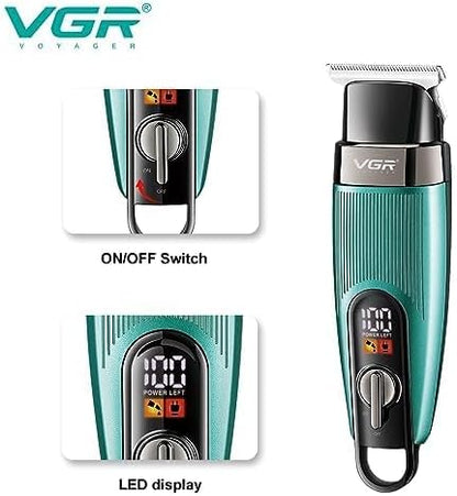 Cordless Hair Clipper & Beard Trimmer for Men VGR V-975