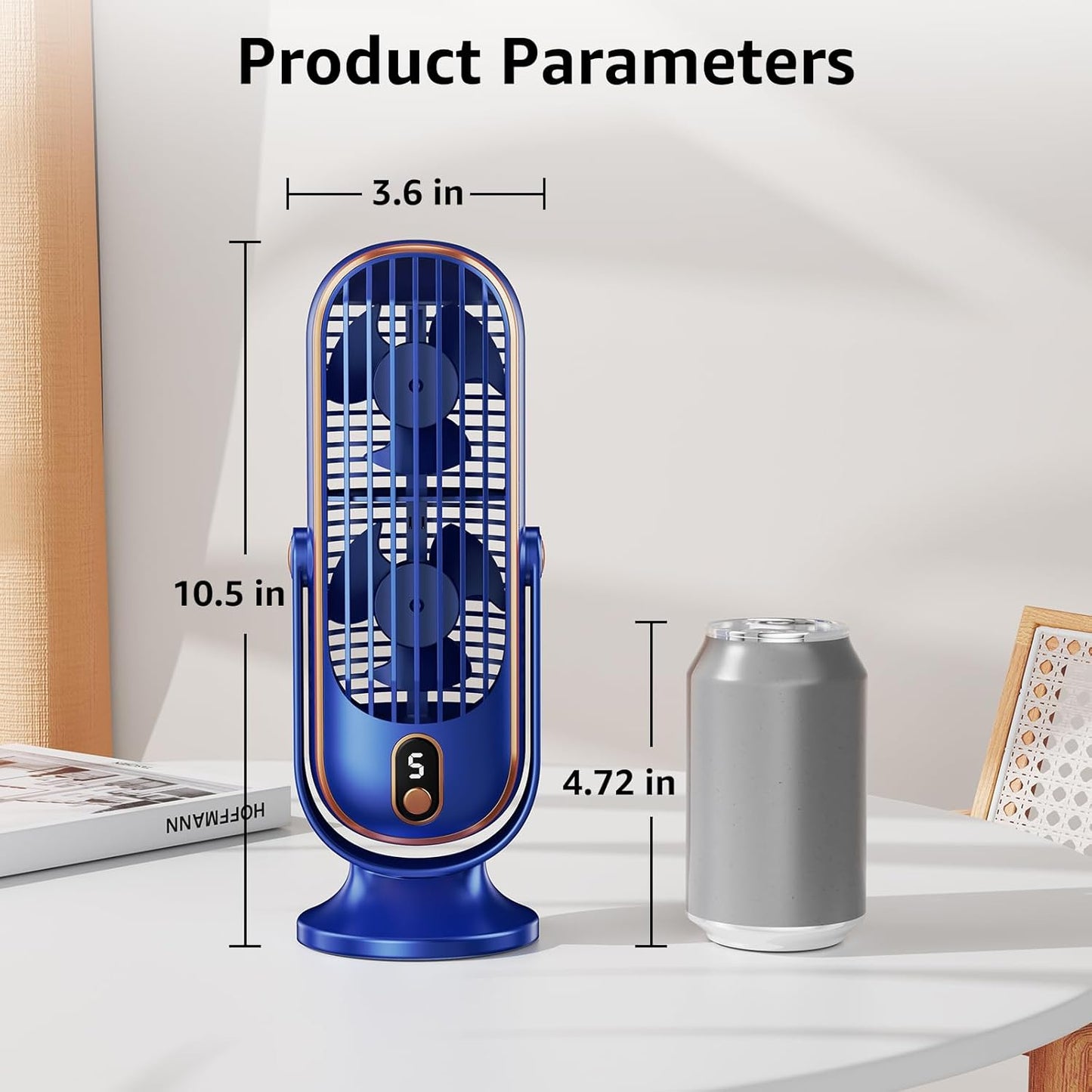 AeroBreeze OneTouch – Portable 5-Speed Tower Fan with Turbo Cooling & Quiet Mode