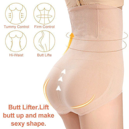 Last Day: 40 % OFF High‑Waist Tummy‑Control Shapewear—Smooth & Sculpt