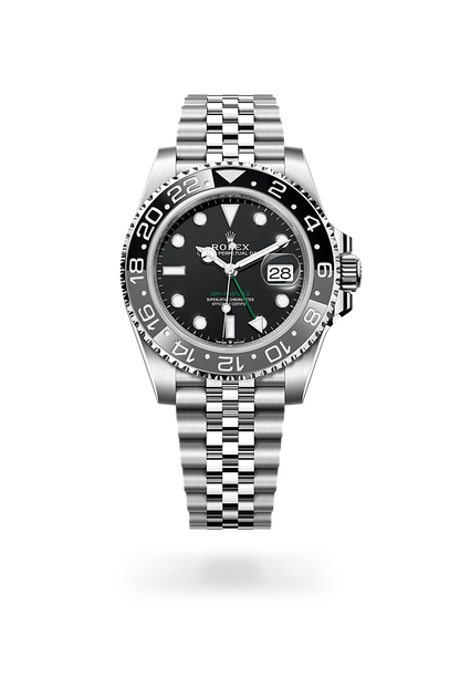 Rolex GMT-Master II – Oyster 40 mm en Oystersteel "Dark Knight"